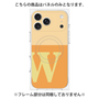 プレミアムパネル with MagSafe［ オリジナル - initial two tone - W orange ］