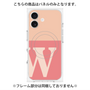 プレミアムパネル with MagSafe［ オリジナル - initial two tone - W pink ］