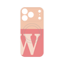 プレミアムパネル with MagSafe［ オリジナル - initial two tone - W pink ］