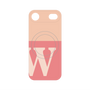プレミアムパネル with MagSafe［ オリジナル - initial two tone - W pink ］