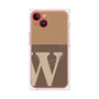 プレミアムパネル with MagSafe［ オリジナル - initial two tone - W brown ］