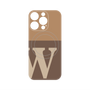 プレミアムパネル with MagSafe［ オリジナル - initial two tone - W brown ］