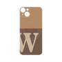 プレミアムパネル with MagSafe［ オリジナル - initial two tone - W brown ］