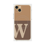 プレミアムパネル with MagSafe［ オリジナル - initial two tone - W brown ］