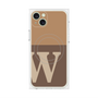 プレミアムパネル with MagSafe［ オリジナル - initial two tone - W brown ］