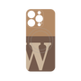 プレミアムパネル with MagSafe［ オリジナル - initial two tone - W brown ］