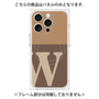 プレミアムパネル with MagSafe［ オリジナル - initial two tone - W brown ］