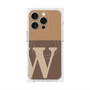 プレミアムパネル with MagSafe［ オリジナル - initial two tone - W brown ］