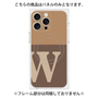 プレミアムパネル with MagSafe［ オリジナル - initial two tone - W brown ］