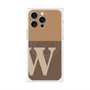 プレミアムパネル with MagSafe［ オリジナル - initial two tone - W brown ］