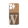 プレミアムパネル with MagSafe［ オリジナル - initial two tone - W brown ］