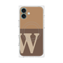 プレミアムパネル with MagSafe［ オリジナル - initial two tone - W brown ］