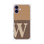 プレミアムパネル with MagSafe［ オリジナル - initial two tone - W brown ］