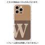 プレミアムパネル with MagSafe［ オリジナル - initial two tone - W brown ］