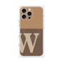 プレミアムパネル with MagSafe［ オリジナル - initial two tone - W brown ］