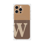 プレミアムパネル with MagSafe［ オリジナル - initial two tone - W brown ］