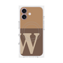 プレミアムパネル with MagSafe［ オリジナル - initial two tone - W brown ］
