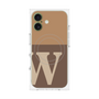 プレミアムパネル with MagSafe［ オリジナル - initial two tone - W brown ］