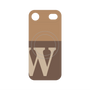 プレミアムパネル with MagSafe［ オリジナル - initial two tone - W brown ］