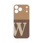 プレミアムパネル with MagSafe［ オリジナル - initial two tone - W brown ］
