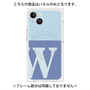 プレミアムパネル with MagSafe［ オリジナル - initial two tone - W blue ］