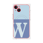 プレミアムパネル with MagSafe［ オリジナル - initial two tone - W blue ］