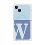 プレミアムパネル with MagSafe［ オリジナル - initial two tone - W blue ］