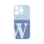 プレミアムパネル with MagSafe［ オリジナル - initial two tone - W blue ］