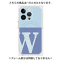 プレミアムパネル with MagSafe［ オリジナル - initial two tone - W blue ］
