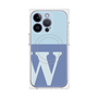 プレミアムパネル with MagSafe［ オリジナル - initial two tone - W blue ］
