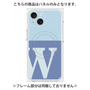 プレミアムパネル with MagSafe［ オリジナル - initial two tone - W blue ］