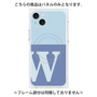 プレミアムパネル with MagSafe［ オリジナル - initial two tone - W blue ］