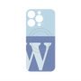 プレミアムパネル with MagSafe［ オリジナル - initial two tone - W blue ］