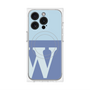 プレミアムパネル with MagSafe［ オリジナル - initial two tone - W blue ］