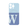 プレミアムパネル with MagSafe［ オリジナル - initial two tone - W blue ］