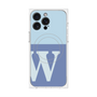 プレミアムパネル with MagSafe［ オリジナル - initial two tone - W blue ］