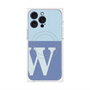 プレミアムパネル with MagSafe［ オリジナル - initial two tone - W blue ］