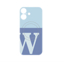 プレミアムパネル with MagSafe［ オリジナル - initial two tone - W blue ］