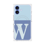 プレミアムパネル with MagSafe［ オリジナル - initial two tone - W blue ］