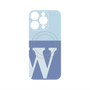 プレミアムパネル with MagSafe［ オリジナル - initial two tone - W blue ］