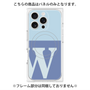 プレミアムパネル with MagSafe［ オリジナル - initial two tone - W blue ］