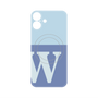 プレミアムパネル with MagSafe［ オリジナル - initial two tone - W blue ］