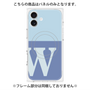 プレミアムパネル with MagSafe［ オリジナル - initial two tone - W blue ］
