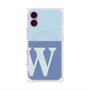 プレミアムパネル with MagSafe［ オリジナル - initial two tone - W blue ］
