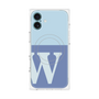 プレミアムパネル with MagSafe［ オリジナル - initial two tone - W blue ］