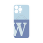 プレミアムパネル with MagSafe［ オリジナル - initial two tone - W blue ］