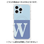 プレミアムパネル with MagSafe［ オリジナル - initial two tone - W blue ］