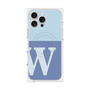 プレミアムパネル with MagSafe［ オリジナル - initial two tone - W blue ］