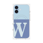 プレミアムパネル with MagSafe［ オリジナル - initial two tone - W blue ］