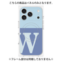 プレミアムパネル with MagSafe［ オリジナル - initial two tone - W blue ］